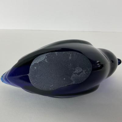 -186- HEISEY | By Imperial Marked Cobalt Blue Wood Duck