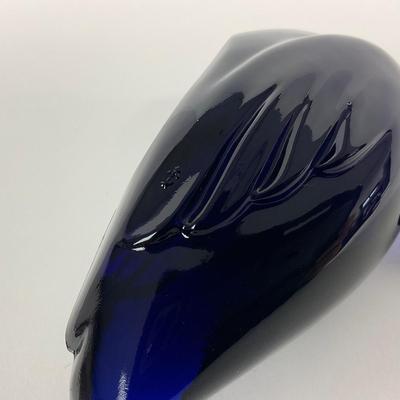 -186- HEISEY | By Imperial Marked Cobalt Blue Wood Duck