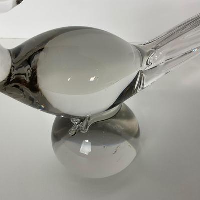 -188- TIFFIN | Clear Glass Pheasant