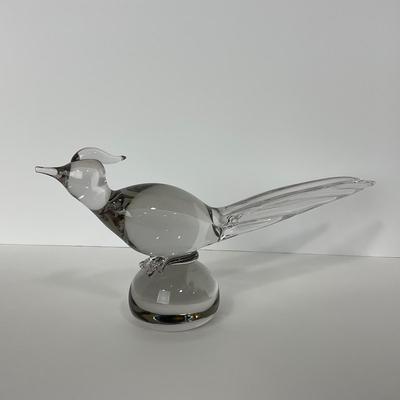 -188- TIFFIN | Clear Glass Pheasant