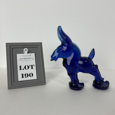 -190- HEISEY | By Imperial Marked Long Ear Blue Donkey