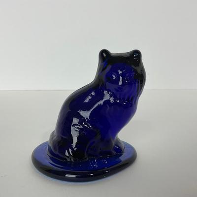 -194- VIKING | Mid Century Blue Cat | Sticker