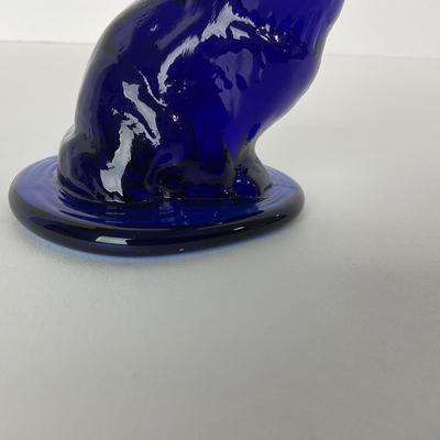 -194- VIKING | Mid Century Blue Cat | Sticker