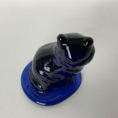 -194- VIKING | Mid Century Blue Cat | Sticker