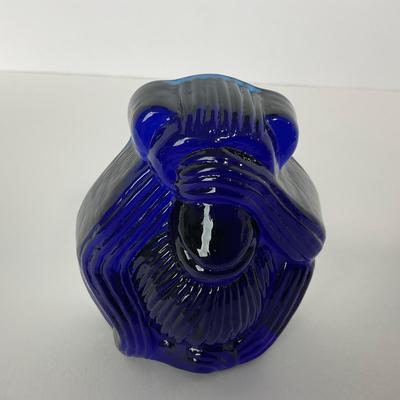 -195- VIKING | See No Evil Blue Monkey | Paperweight