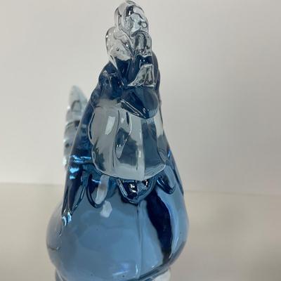 -202- PADEN CITY | Ice Blue Barnyard Rooster
