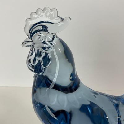 -202- PADEN CITY | Ice Blue Barnyard Rooster