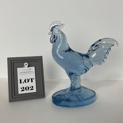 -202- PADEN CITY | Ice Blue Barnyard Rooster