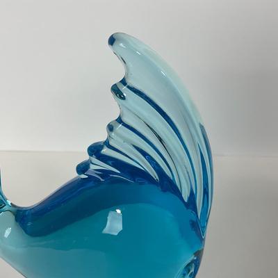 -204- VIKING | Mid Century Epic Light Blue Angel Fish