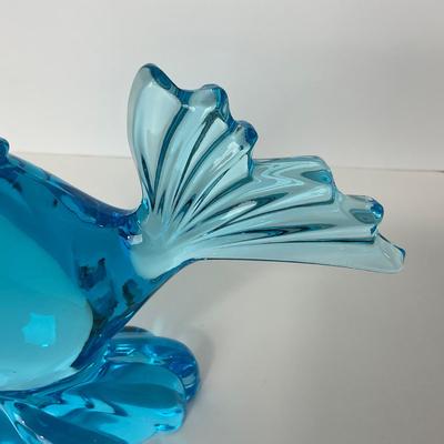 -204- VIKING | Mid Century Epic Light Blue Angel Fish