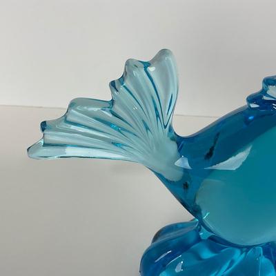 -204- VIKING | Mid Century Epic Light Blue Angel Fish