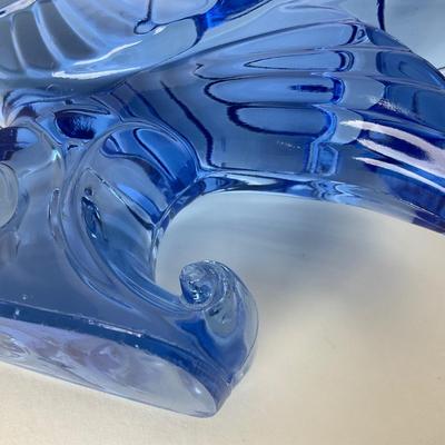 -205- PADEN CITY | Mid Century Blue Chinese Pheasant