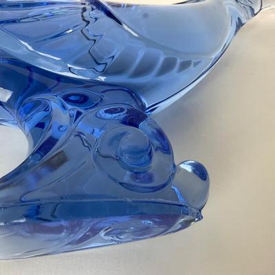 -205- PADEN CITY | Mid Century Blue Chinese Pheasant