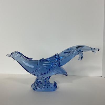 -205- PADEN CITY | Mid Century Blue Chinese Pheasant