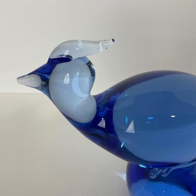 -206- TIFFIN | Blue Glass Pheasant