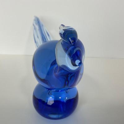 -206- TIFFIN | Blue Glass Pheasant
