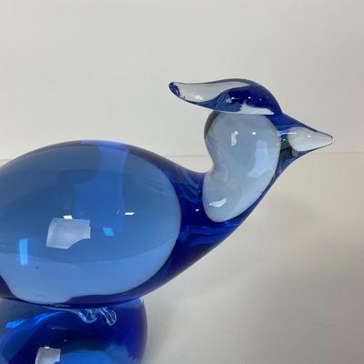 -206- TIFFIN | Blue Glass Pheasant