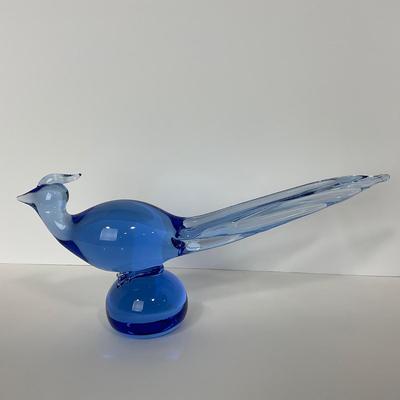 -206- TIFFIN | Blue Glass Pheasant