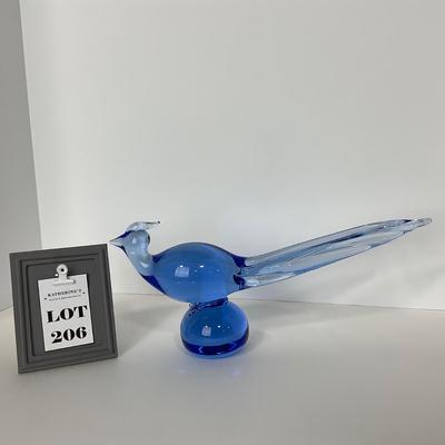 -206- TIFFIN | Blue Glass Pheasant