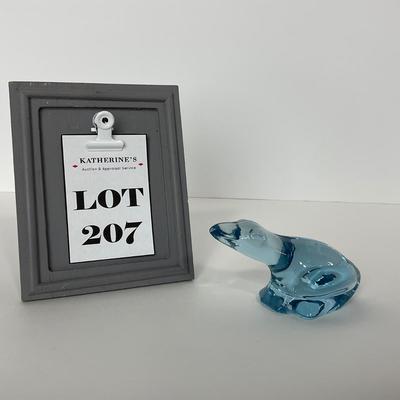 -207- FOSTORIA | Marked Light Blue Frog