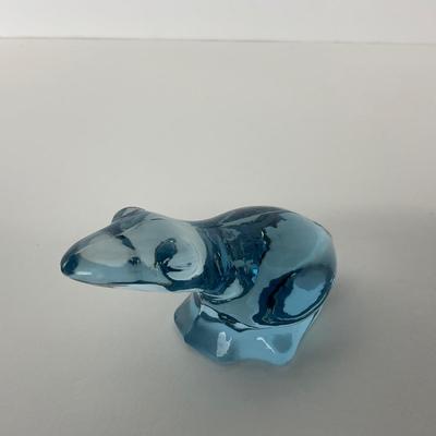 -207- FOSTORIA | Marked Light Blue Frog