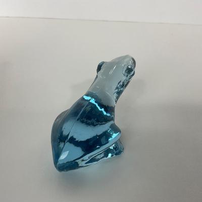 -207- FOSTORIA | Marked Light Blue Frog