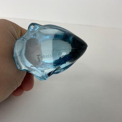 -207- FOSTORIA | Marked Light Blue Frog