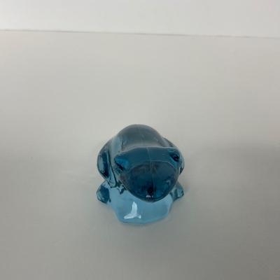 -207- FOSTORIA | Marked Light Blue Frog
