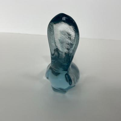 -209- FENTON | Marked Ice Blue Happiness Bird Long tail