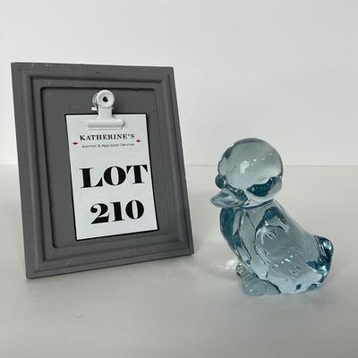 -210- FENTON | Marked Light Blue Duckling