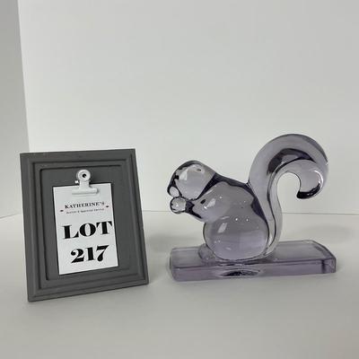 -217- NEW MARTINSVILLE | Purple Squirrel Bookend