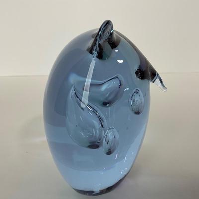 -219- UNMARKED | Heavy Mid Century Purple Owl