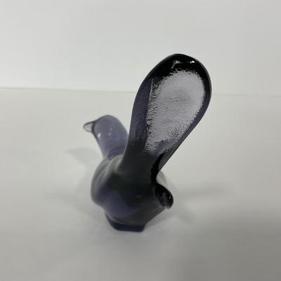 -223- FENTON | Marked Purple Happiness Bird Long Tail