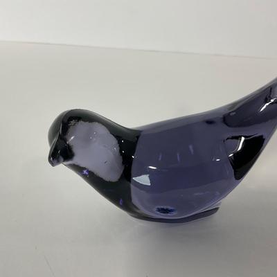 -223- FENTON | Marked Purple Happiness Bird Long Tail
