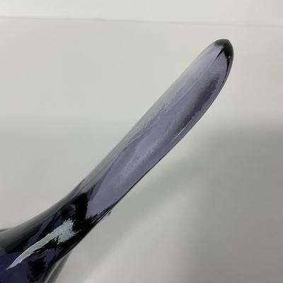 -223- FENTON | Marked Purple Happiness Bird Long Tail
