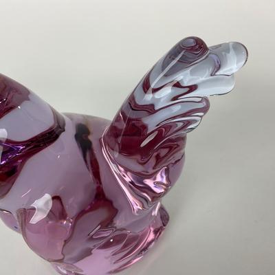 -226- HEISEY | By Imperial Marked Lavender Ice Hen