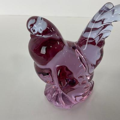 -226- HEISEY | By Imperial Marked Lavender Ice Hen