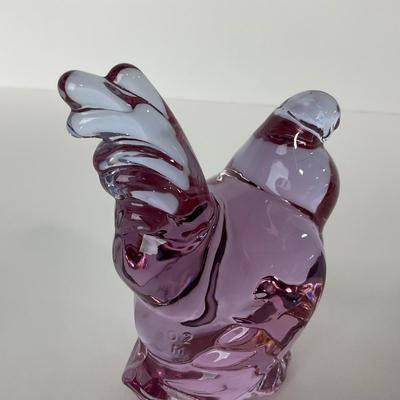 -226- HEISEY | By Imperial Marked Lavender Ice Hen