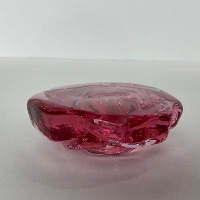 -230- UNMARKED | Pink Rose Paperweight