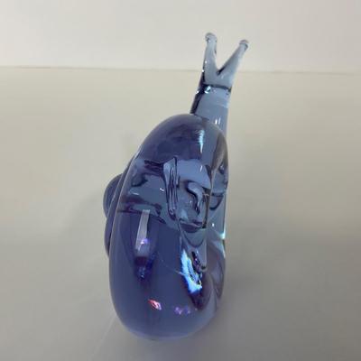 -231- UNMARKED | Light Purple Art Glass Snail