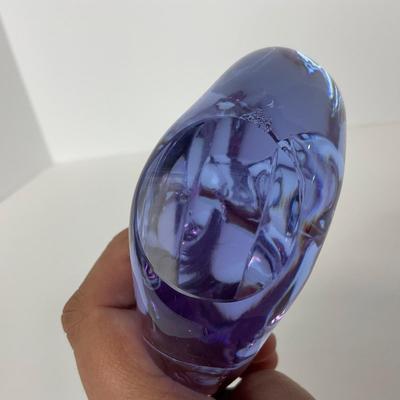 -231- UNMARKED | Light Purple Art Glass Snail
