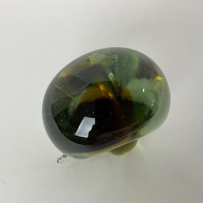 -233- UNMARKED | Abstract Brown Snail Paperweight