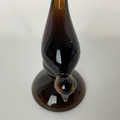 -235- VIKING | Mid Century Brown Long Tail Bird