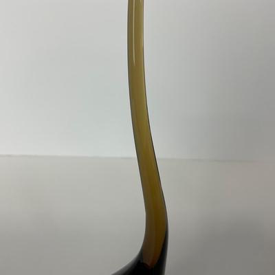 -235- VIKING | Mid Century Brown Long Tail Bird