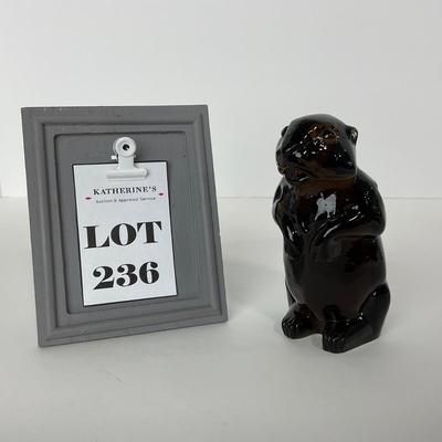 -236- IMPERIAL | Marked Dark Brown Woodchuck Beaver
