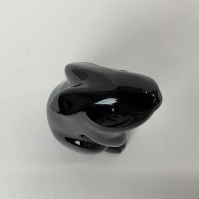 -237- BACCARAT | Stamped & Signed Black Rabbit