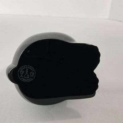 -237- BACCARAT | Stamped & Signed Black Rabbit