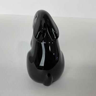 -237- BACCARAT | Stamped & Signed Black Rabbit