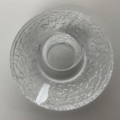 -240- ORREFORS | Marked Crystal Candle Holder