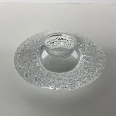 -240- ORREFORS | Marked Crystal Candle Holder